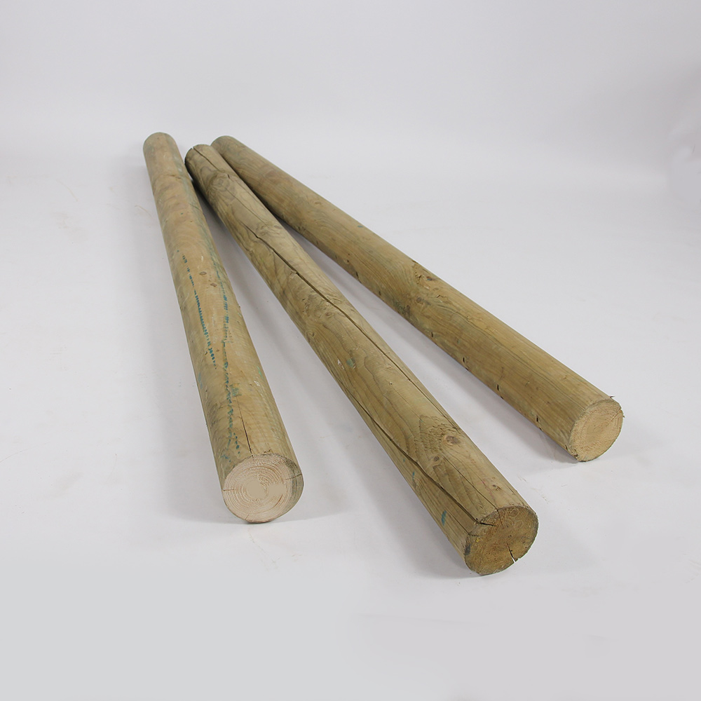 Paal Rondhout (12cm) 5mtr