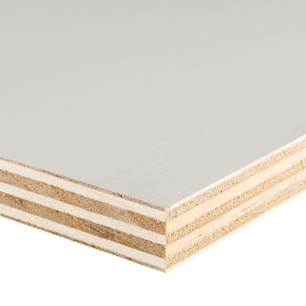 Populier Multiplex Wit Gegrond/18mm/1530x3100mm(per plaat)